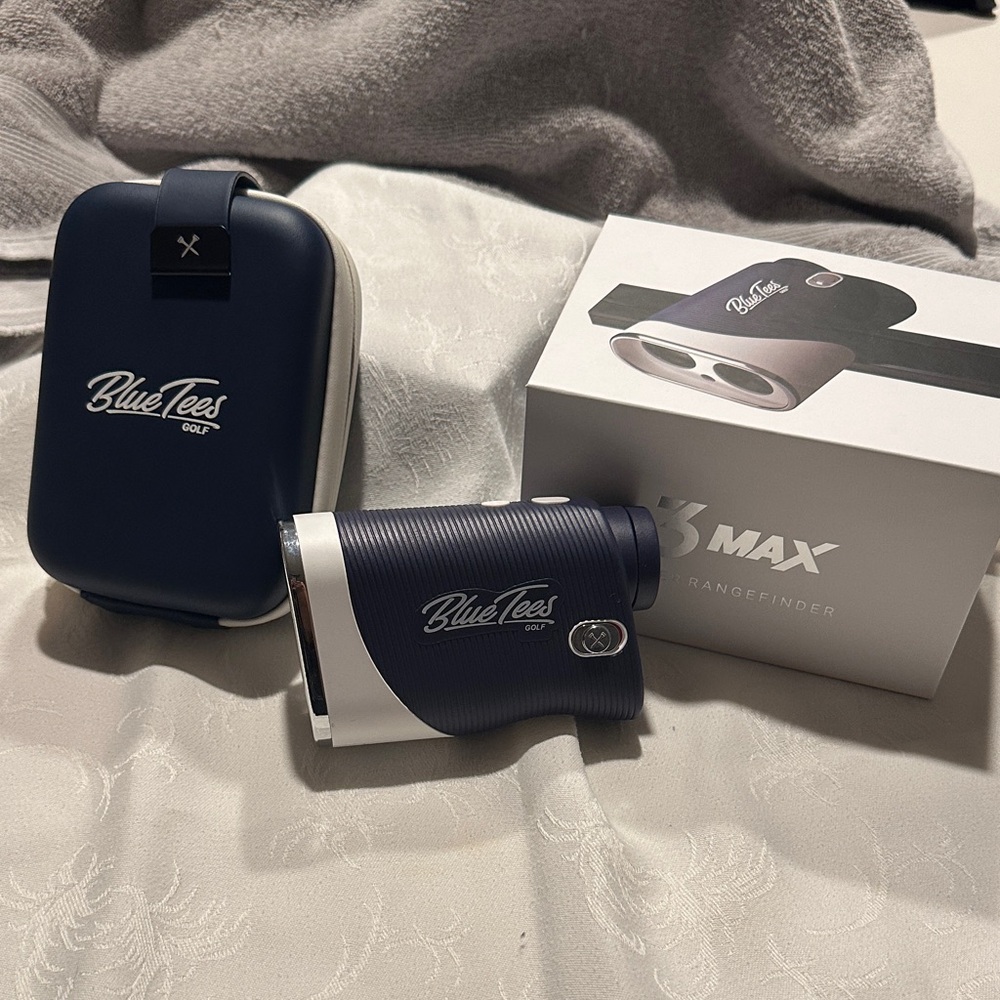 Blue Tees Golf Rangefinder with Case
